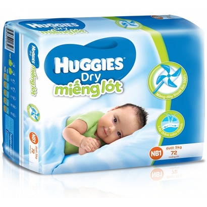 Tã - Bỉm Huggies dán Newborn 1 - bịch đại