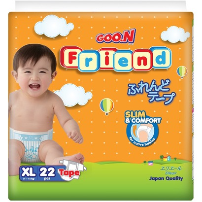 Tã - bỉm Goon Friend dán XL22
