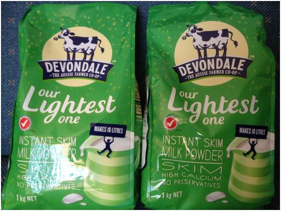 Sữa tươi dạng bột Devondale (tách béo) (1kg)