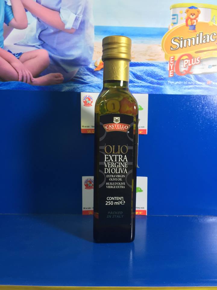 Dầu oliu nguyên chất Castello, 250ml, Italy (Extra Vergine Olive Oil)