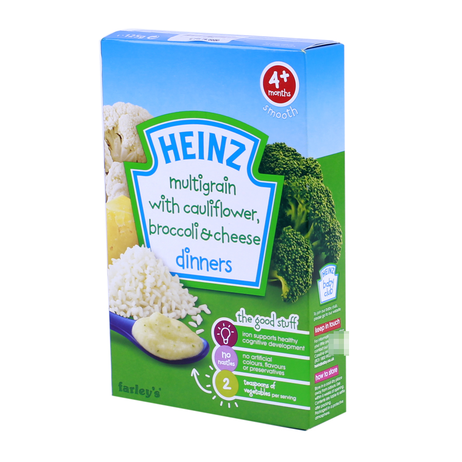 Bột ăn dặm Heinz vị Gạo và rau (4m+) - dinner