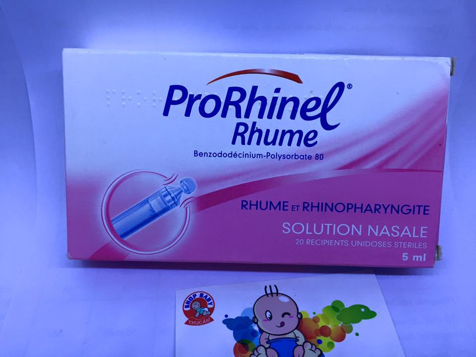 ​Nước muối sinh lý kháng viêm Prorhinel Rhume
