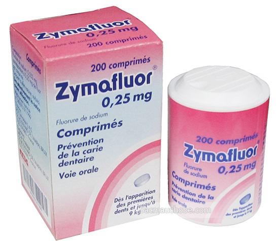 Thuốc chống sâu răng Zymaflour 0.25mg-0.5mg (100-200 viên)