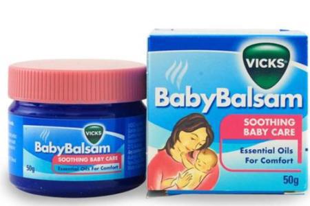 Dầu bôi ấm ngực giảm ho Vicks Baby Balsam (3m+)
