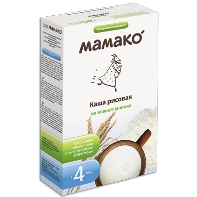 Bột ăn dặm Mamako (Nga) - 200gr (4m+)