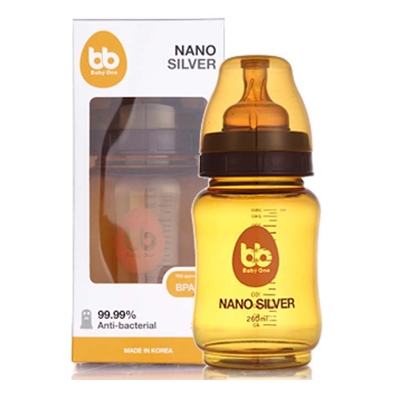 Bình sữa Nano Silver Hàn Quốc 260ml