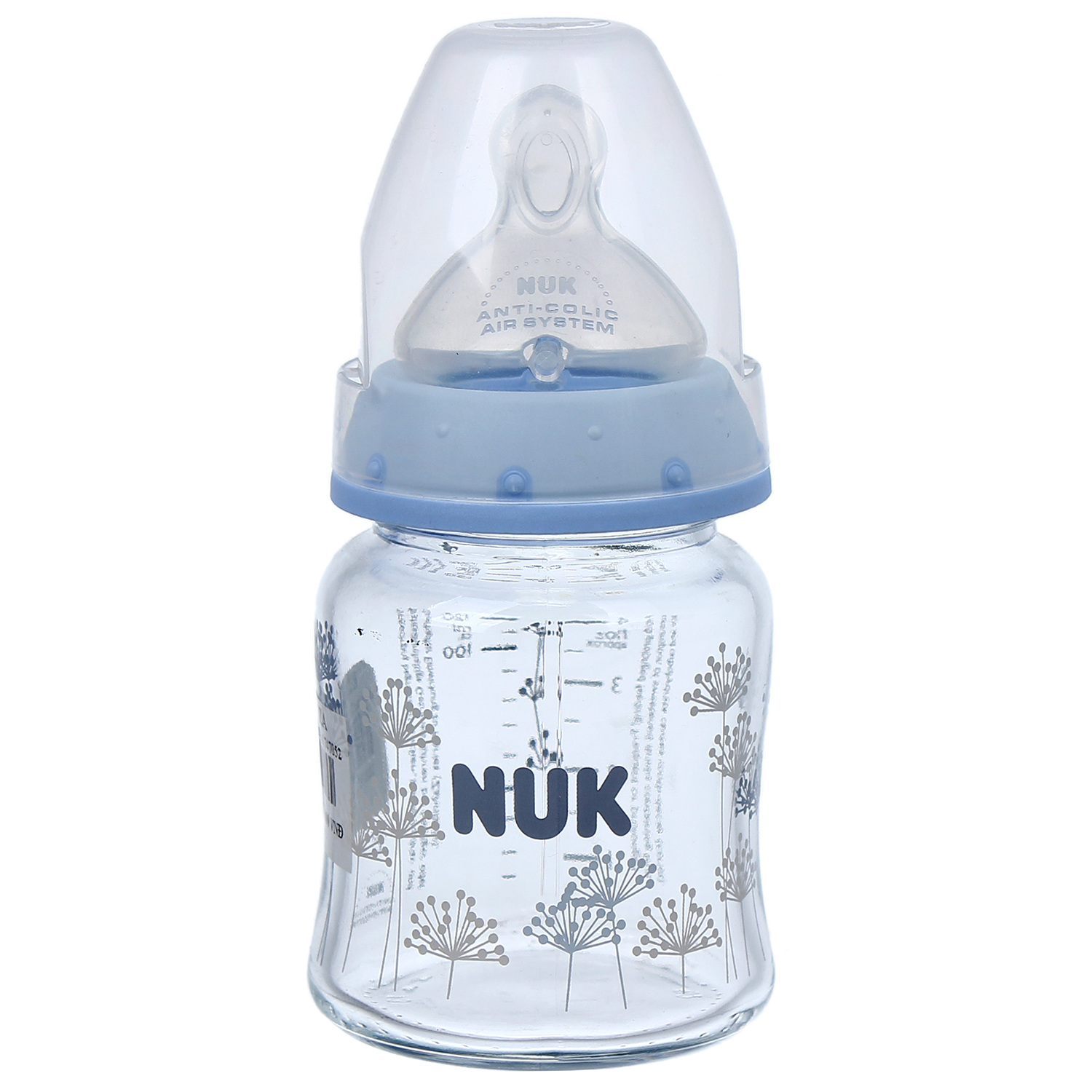 Bình sữa Nuk cổ rộng 120ml (bình thủy tinh)