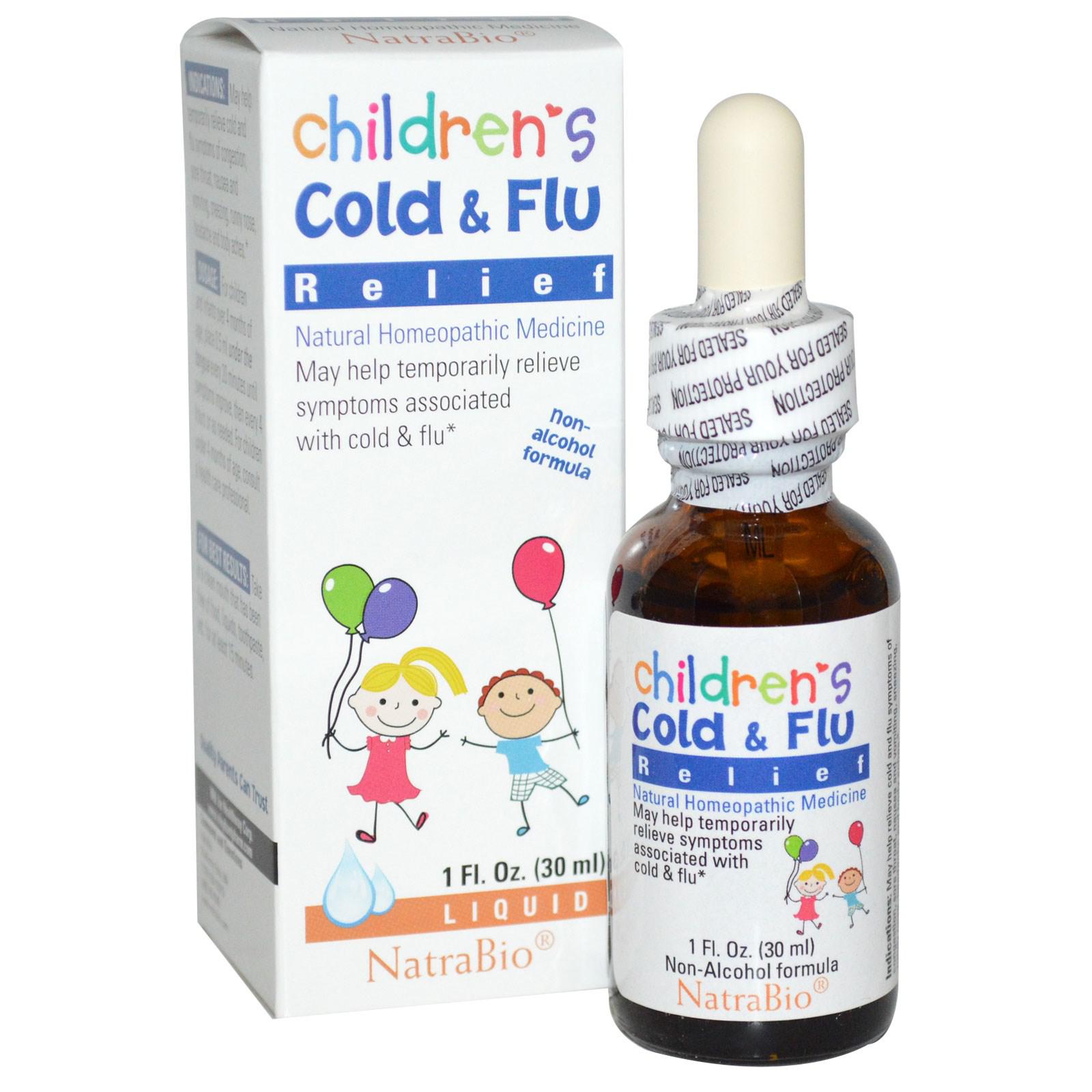 Siro trị cảm cúm Childrens Cold & Flu Relief (4m+)