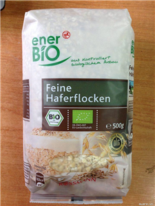 Yến mạch EnerBio Fein Hafer Flocken 500g (cán dẹt)