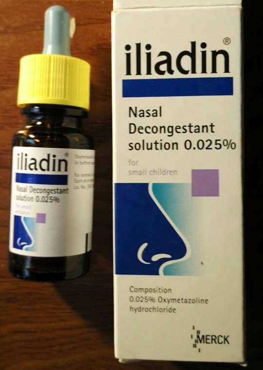 Thuốc nhỏ mũi Iliadin 0.025% (10ml) (1-6 tuổi)