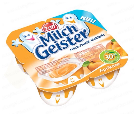 Sữa chua Milch Geister - vỉ 4 hộp ( 4x65gr)