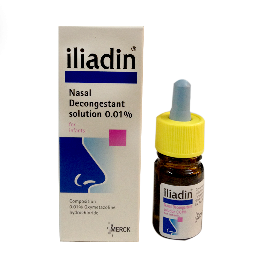 Thuốc nhỏ mũi Iliadin 0.01% (<1 tuổi)