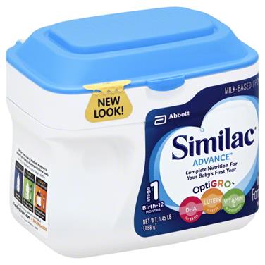 Sữa Similac Advance (658g) (0m-12m) -MỸ