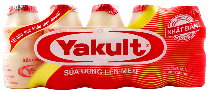Sữa chua uống Yakult (1 lốc gồm 5 chai)