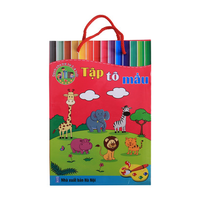 Tập tô màu mẫu giáo cho bé từ 3-4 tuổi