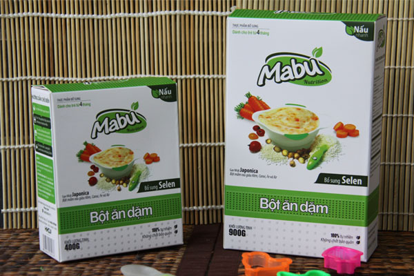 BỘT ĂN DẶM MABU GIÀU SELEN VÀ KHOÁNG CHẤT