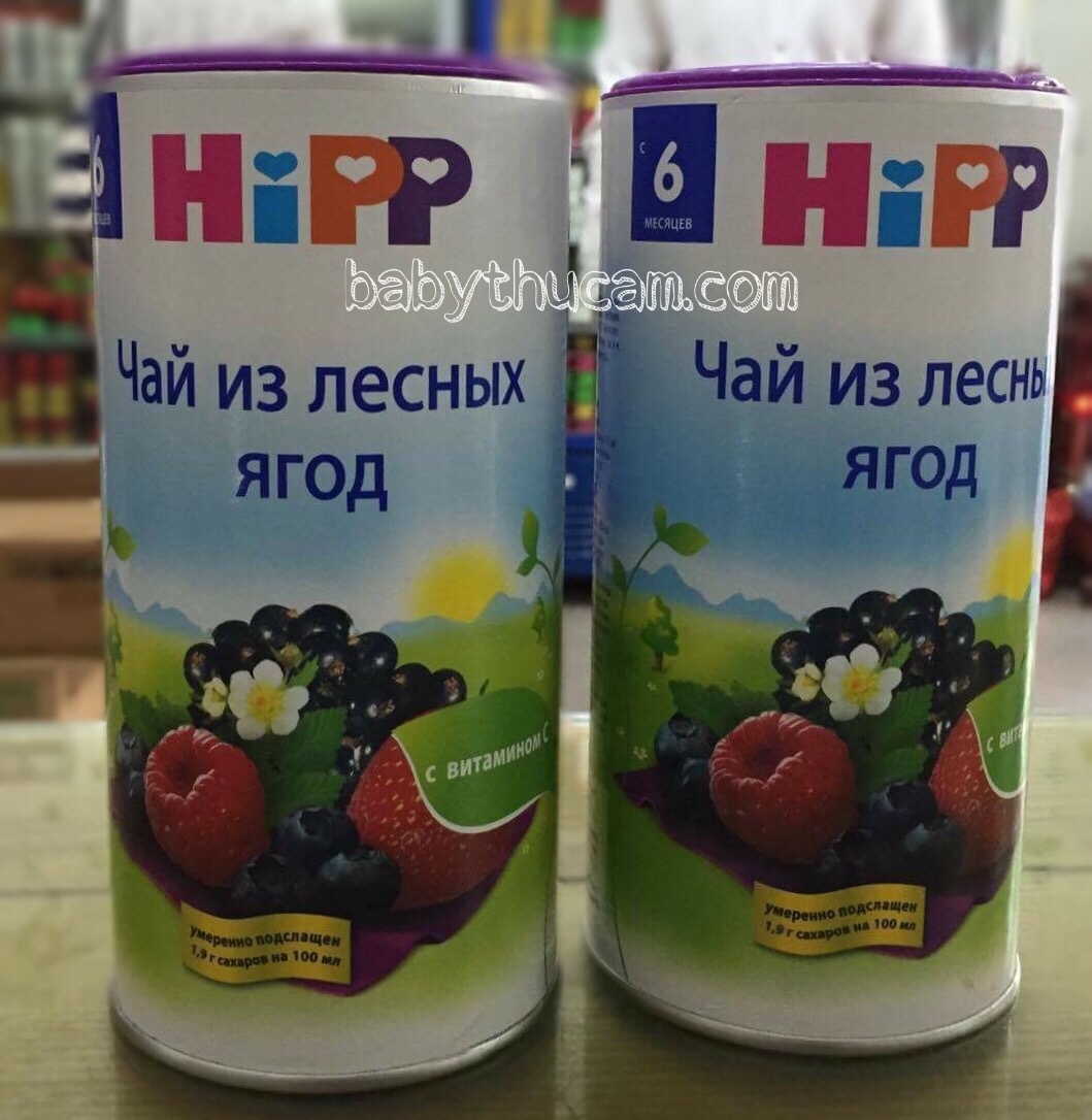 Trà Hipp hoa quả rừng cho bé từ 6 tháng