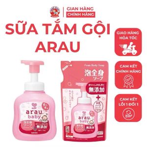 Sữa tắm gội Arau