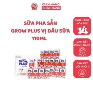 SỮA PHA SẴN  GROW PLUS VỊ DÂU SỮA 110ML
